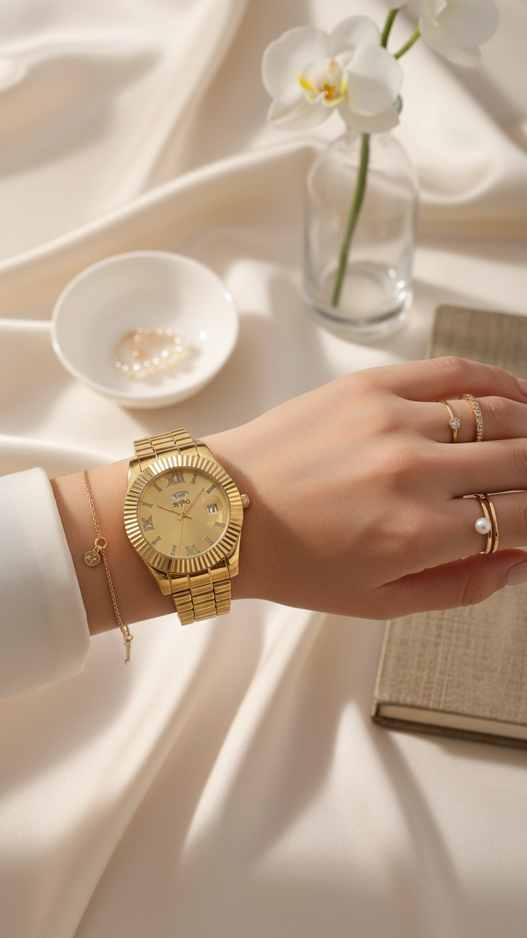 Golden Ladies Watch J34026
