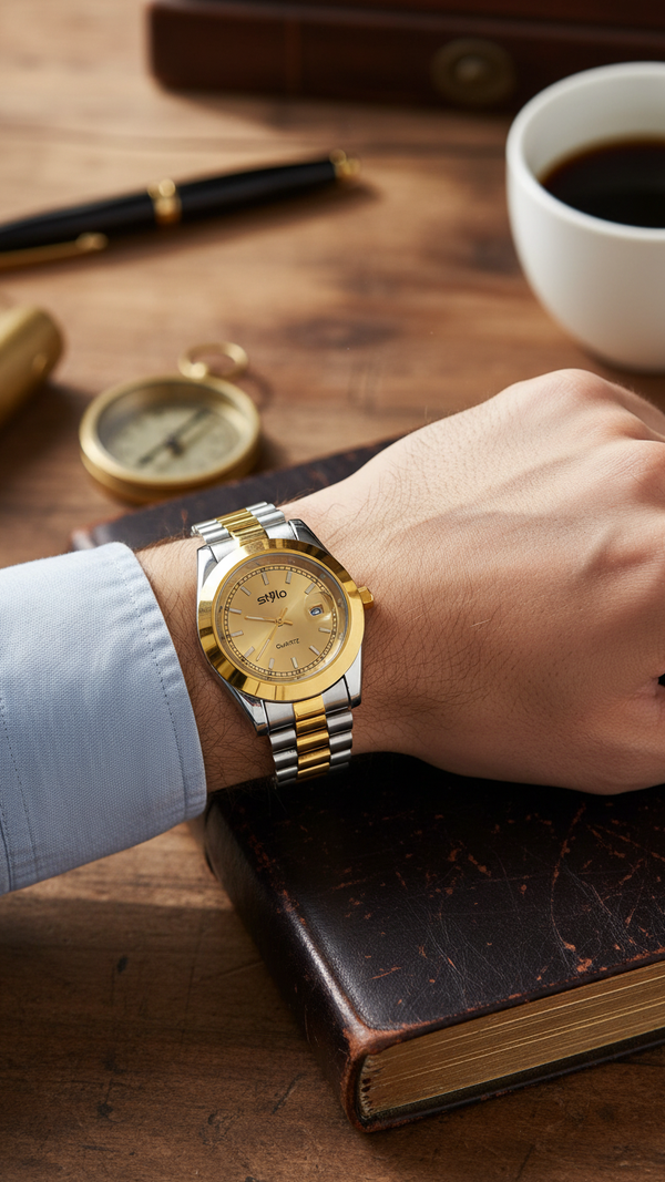 Two Tone Gents Watch J34031