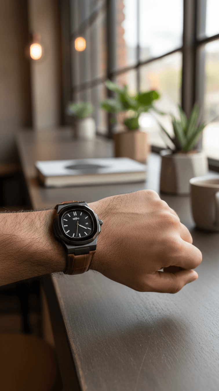 Brown Gents Watch J34032