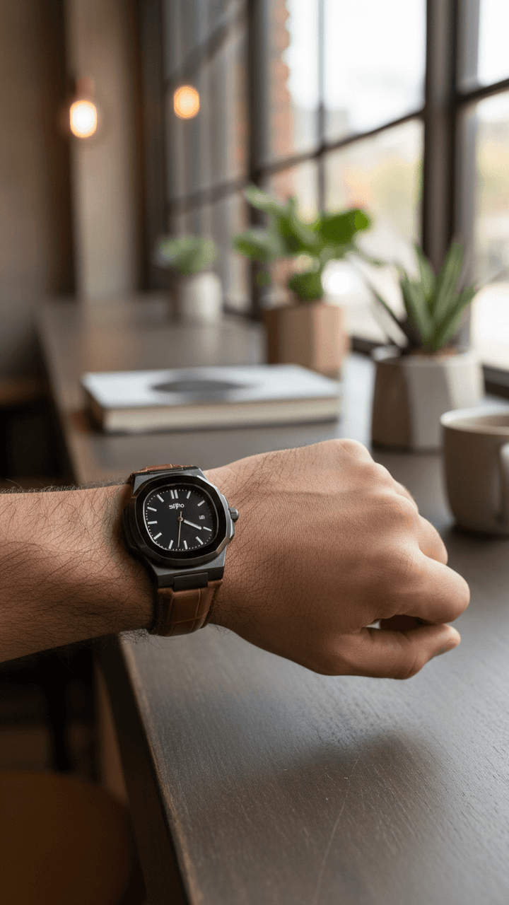 Brown Gents Watch J34032