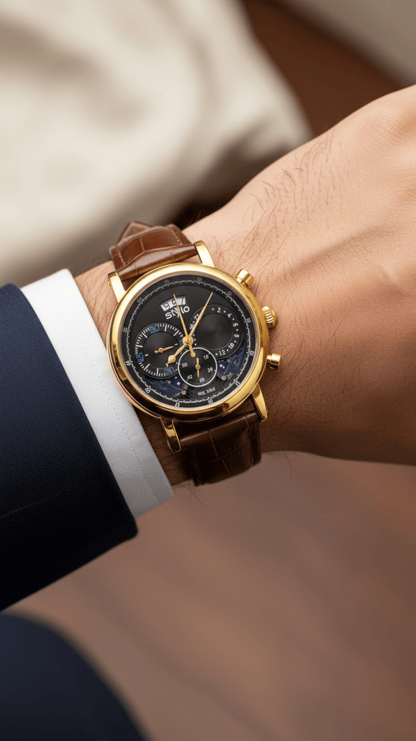 Brown Gents Watch J34034