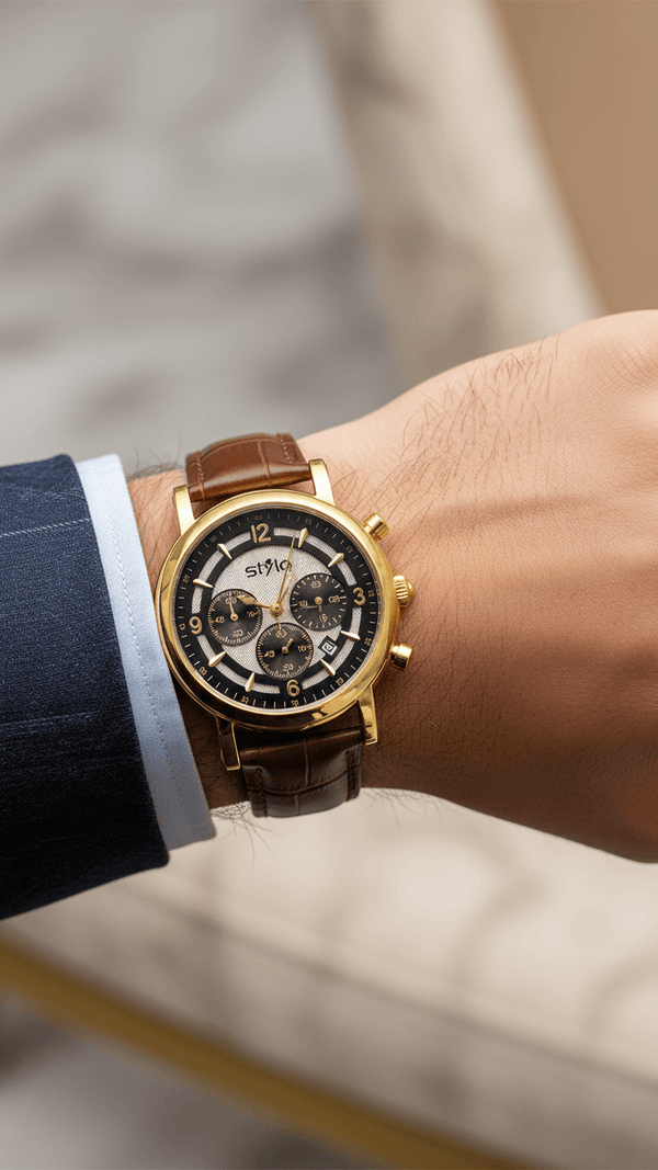 Brown Gents Watch J34035