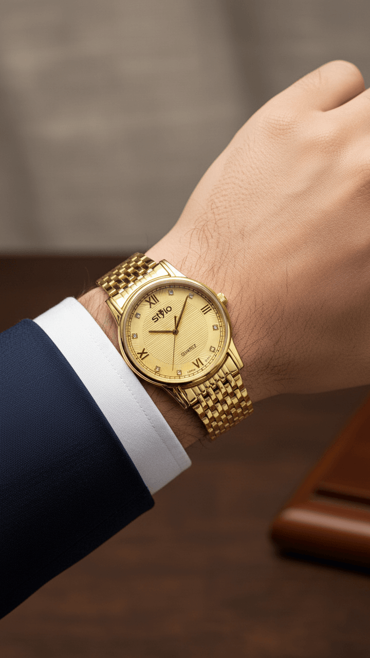 Golden Gents Watch J34101