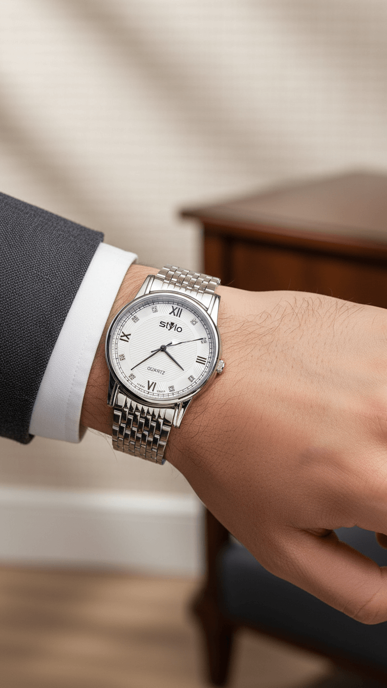 Silver Gents Watch J34101