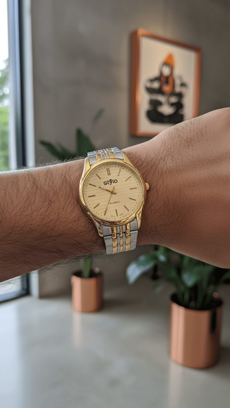 Two Tone Gents Watch J34103