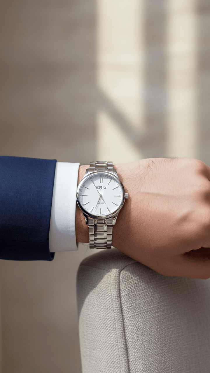 Silver Gents Watch J34105