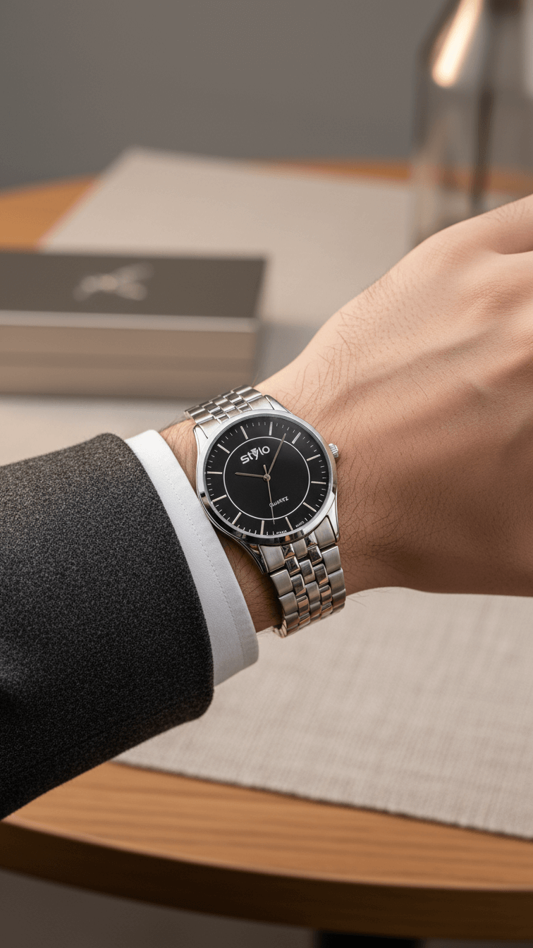 Silver Gents Watch J34107