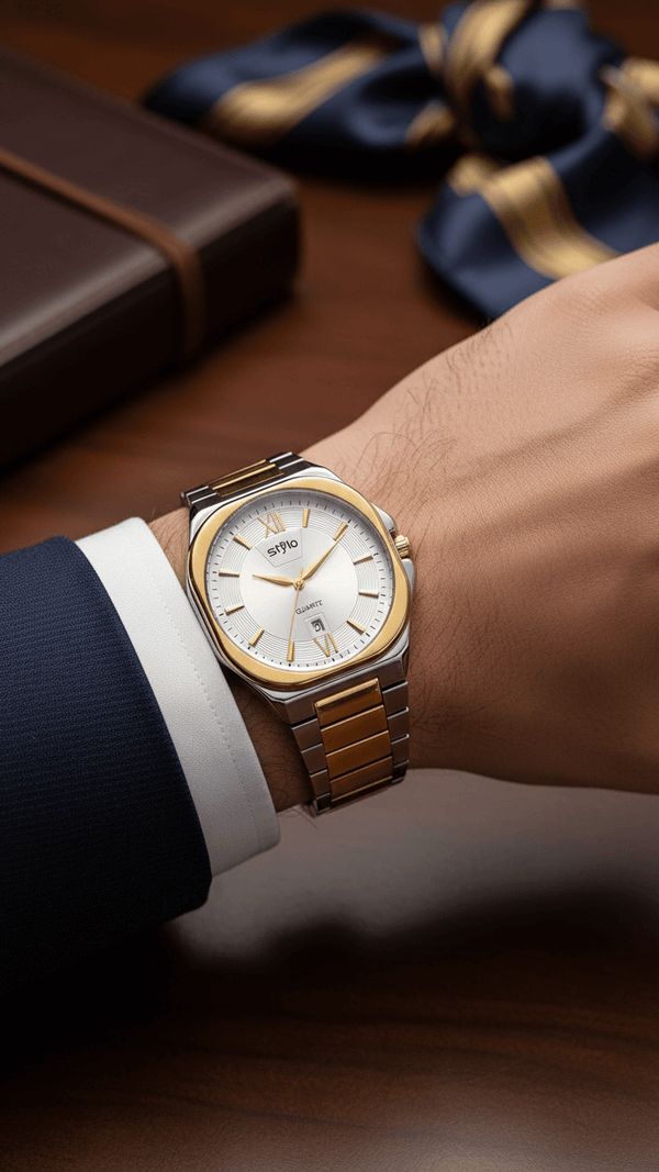 Two Tone Gents Watch J34109