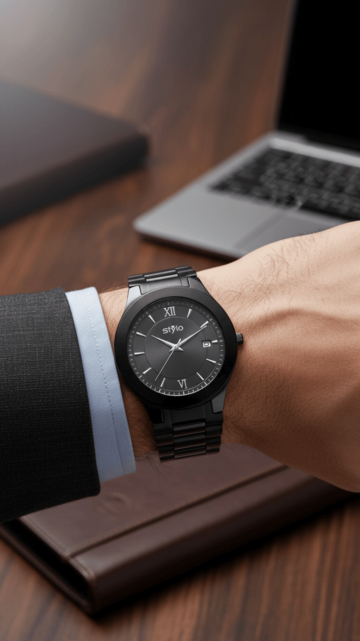 Black Gents Watch J34110