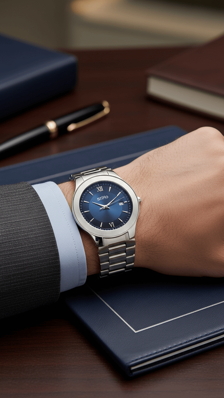 Silver Gents Watch J34110