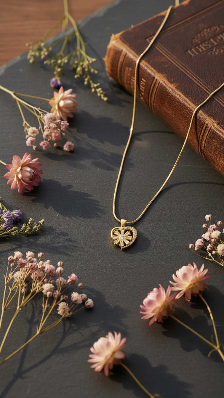 Golden Pendant J42928