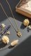 Golden Pendant J42929