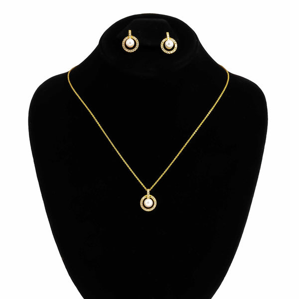 GOLDEN PENDENT SET J42954