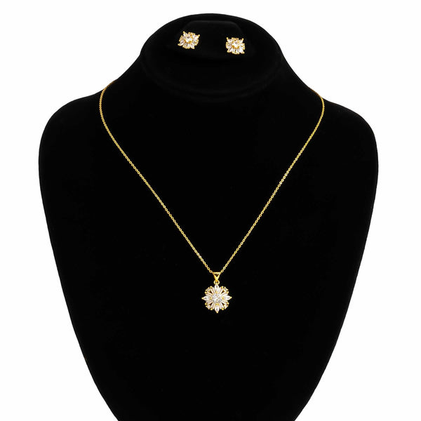 GOLDEN PENDENT SET J42956