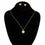 GOLDEN PENDENT SET J42956