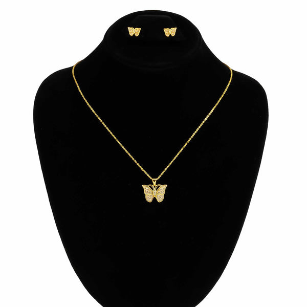 GOLDEN PENDENT SET J42958
