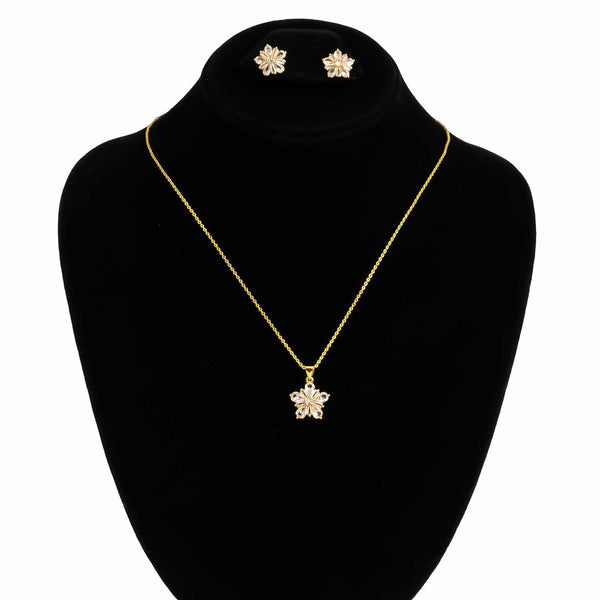 GOLDEN PENDENT SET J42959