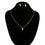 GOLDEN PENDENT SET J42960
