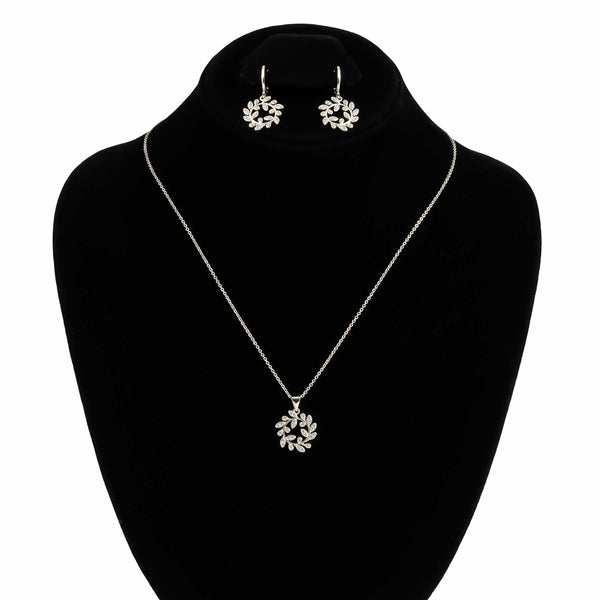 SILVER PENDENT SET J42962
