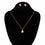 GOLDEN PENDENT SET J42965