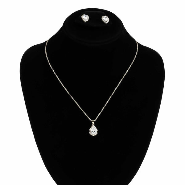 SILVER PENDENT SET J42965