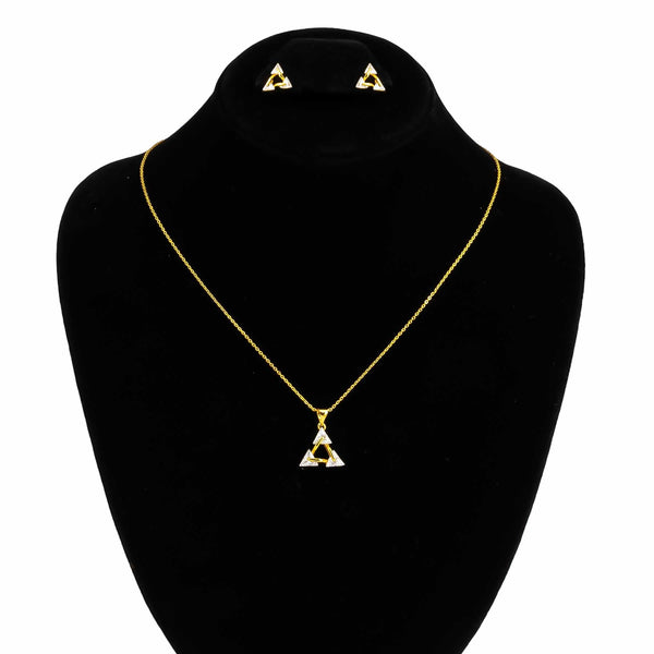 GOLDEN PENDENT SET J42966