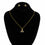 GOLDEN PENDENT SET J42966