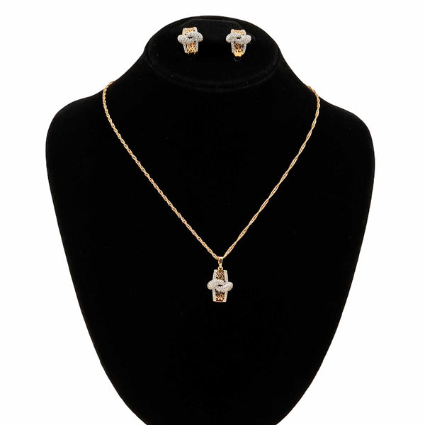 Two Tone Pendent Set J42991