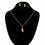 Two Tone Pendent Set J42993