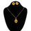Maroon Pendant Set K95406