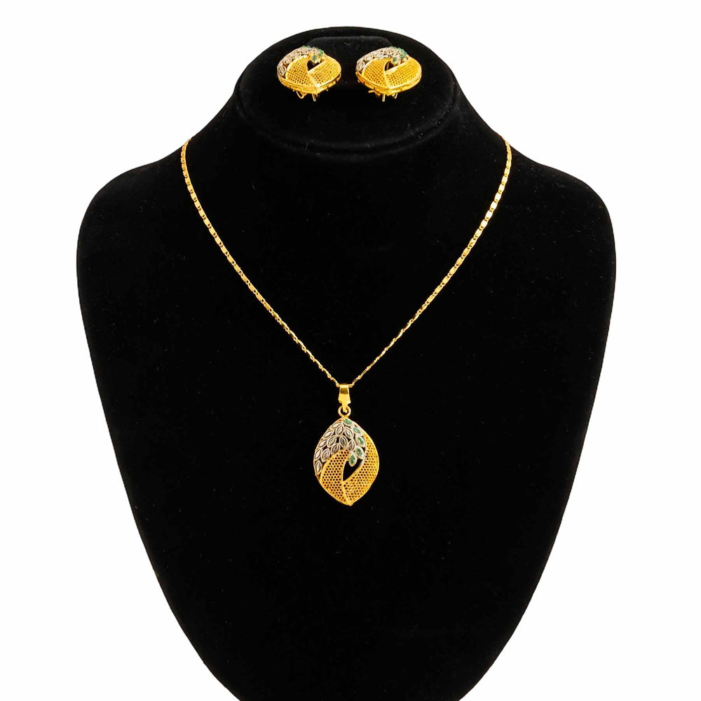 Green Pendant Set K95406