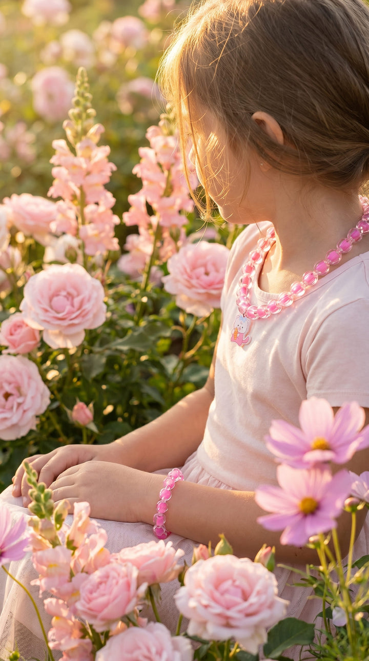 Necklace & Bracelet Set For Kids K96939