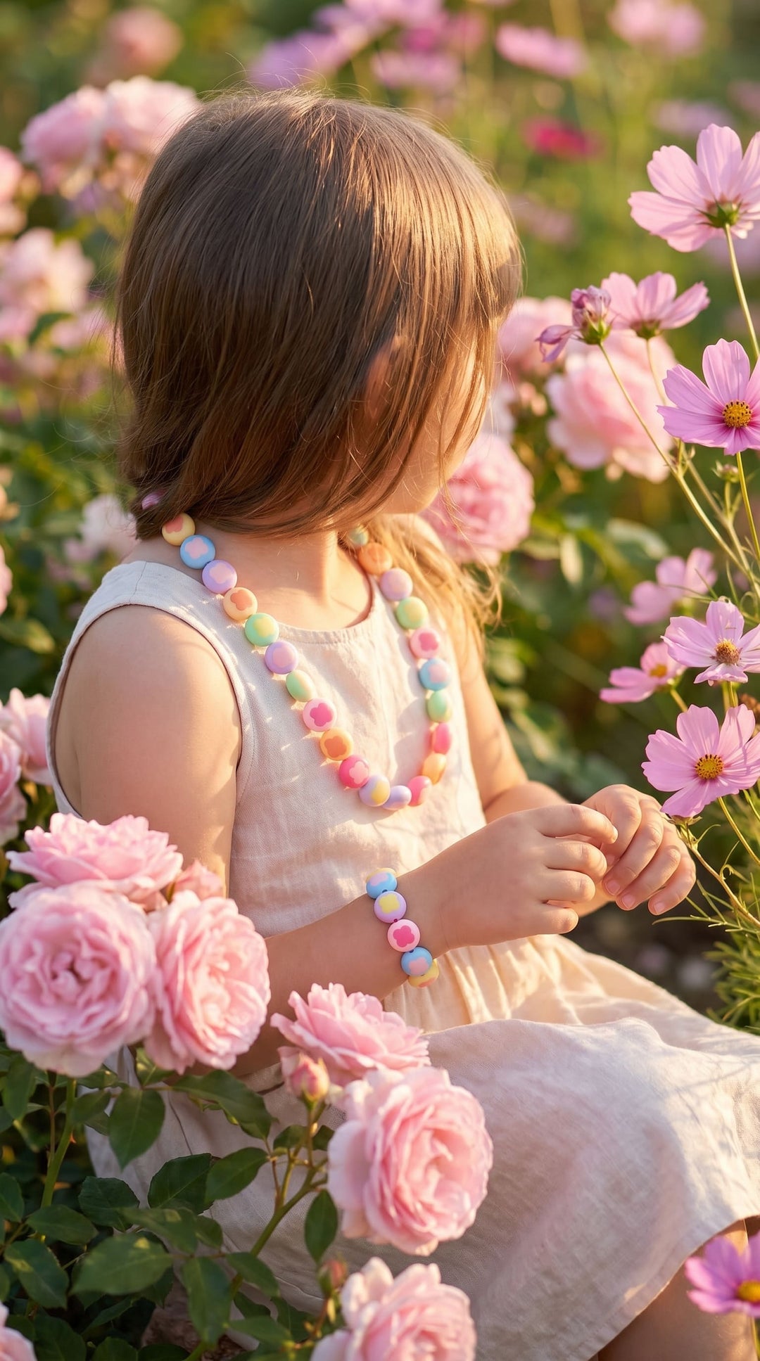 Necklace & Bracelet Set For Kids K96940