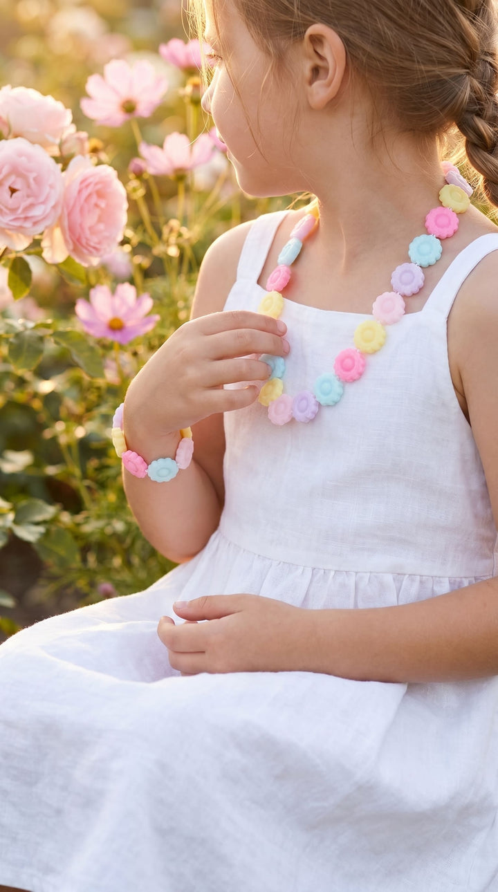 Necklace & Bracelet Set For Kids K96945