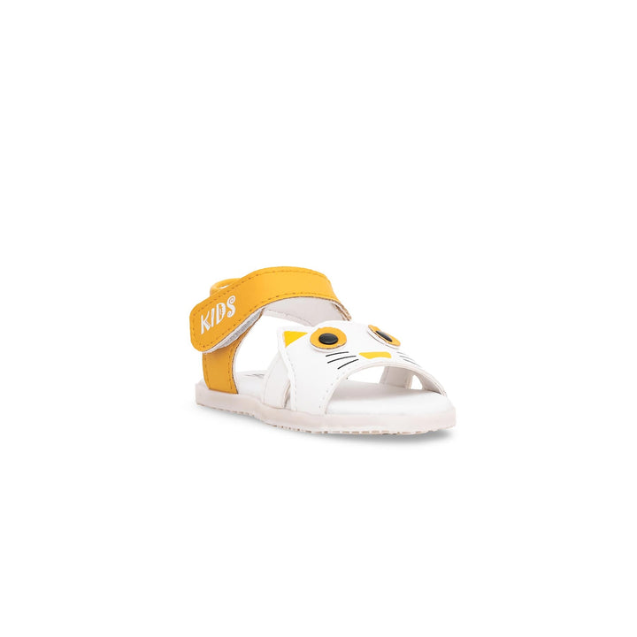 Babies White Casual Sandal KD0817