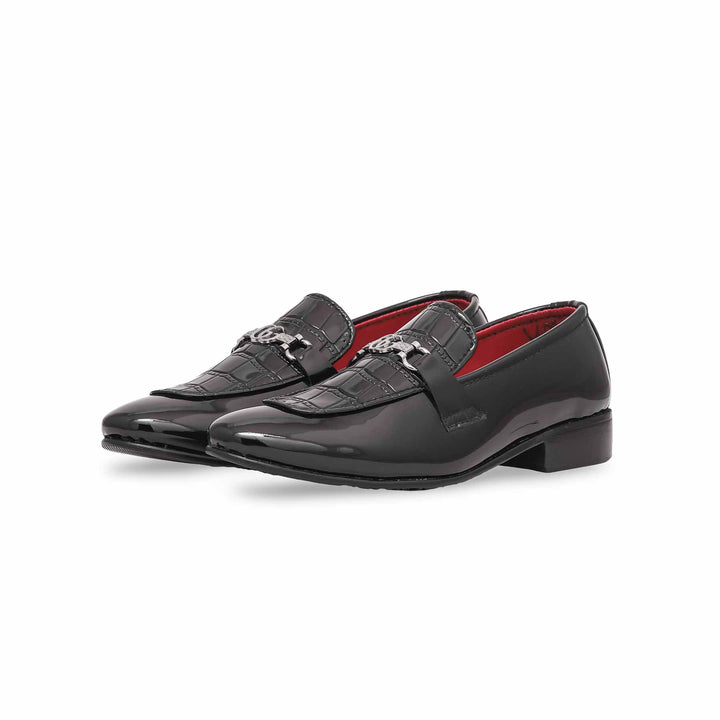 Boys Black Formal Shoes KD0882