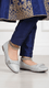 Girls Silver Fancy Pumps KD0915