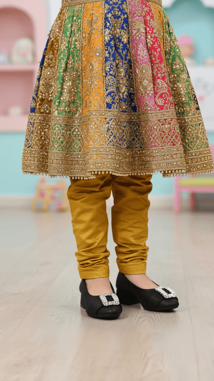 Girls Black Formal Pumps KD0920