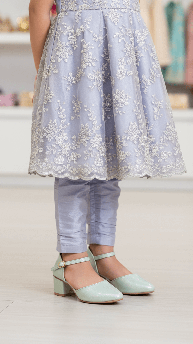 Girls PISTAGREEN Formal Pumps KD0929