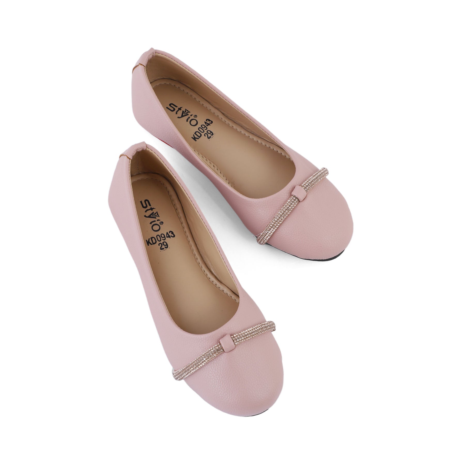 Girls Pink Casual Pumps KD0943