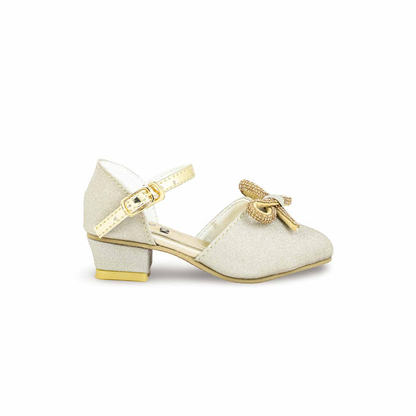 Girls Golden Fancy Pumps KD0949