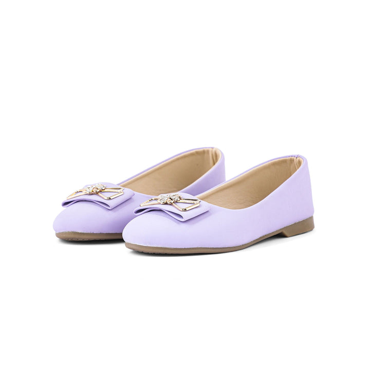 Girls Purple Formal Pumps KD0964