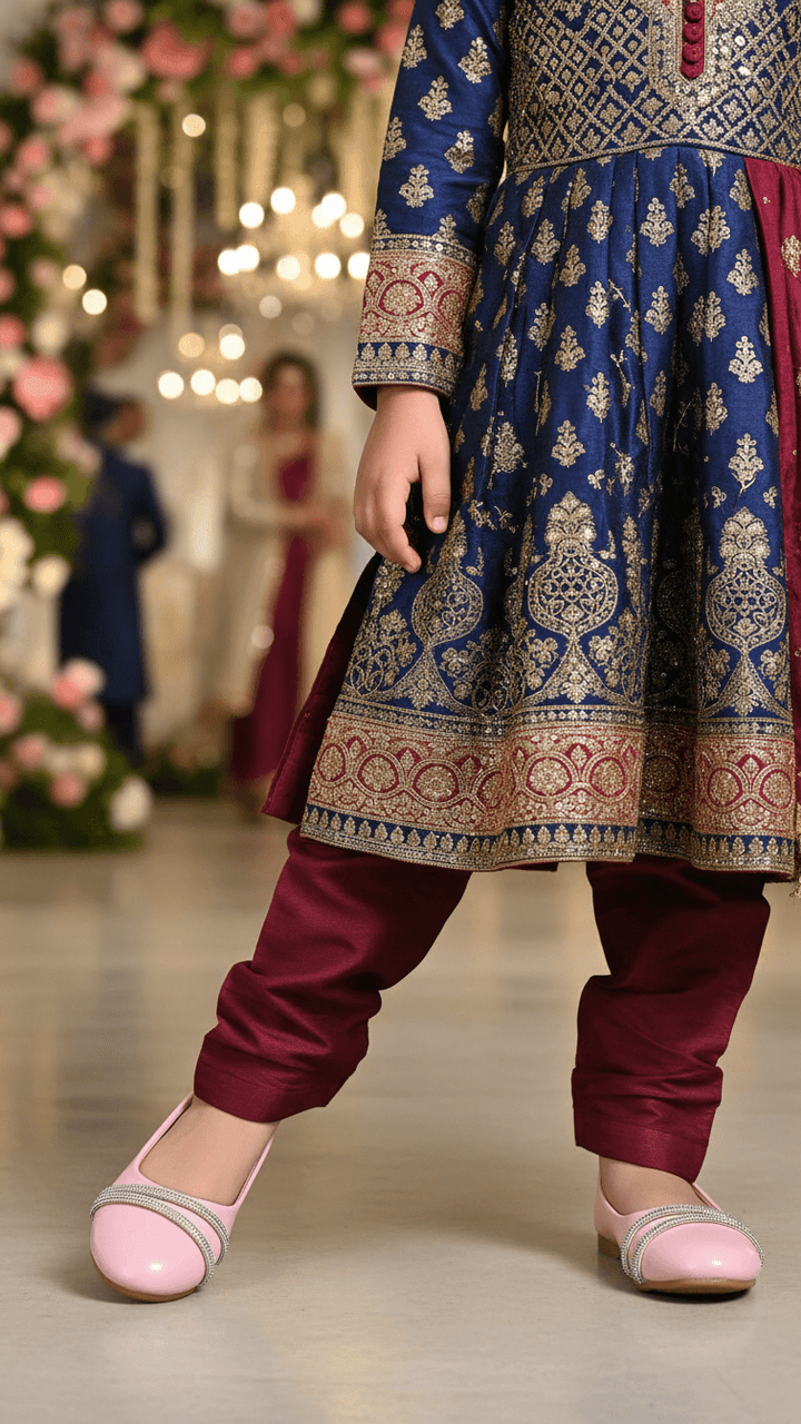 Girls Pink Formal Pumps KD0965