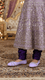 Girls Purple Formal Pumps KD0965