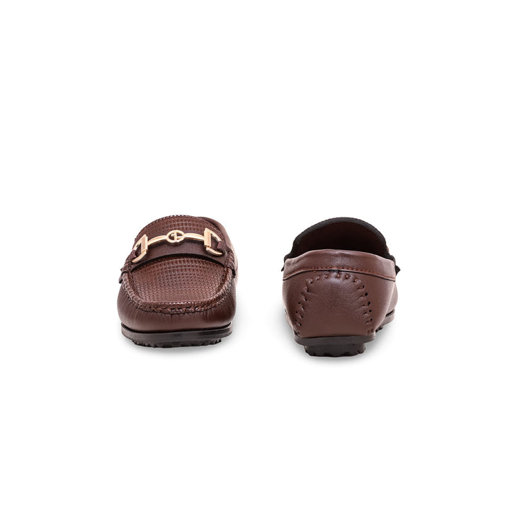 Boys Coffee Formal Moccasin KD0997