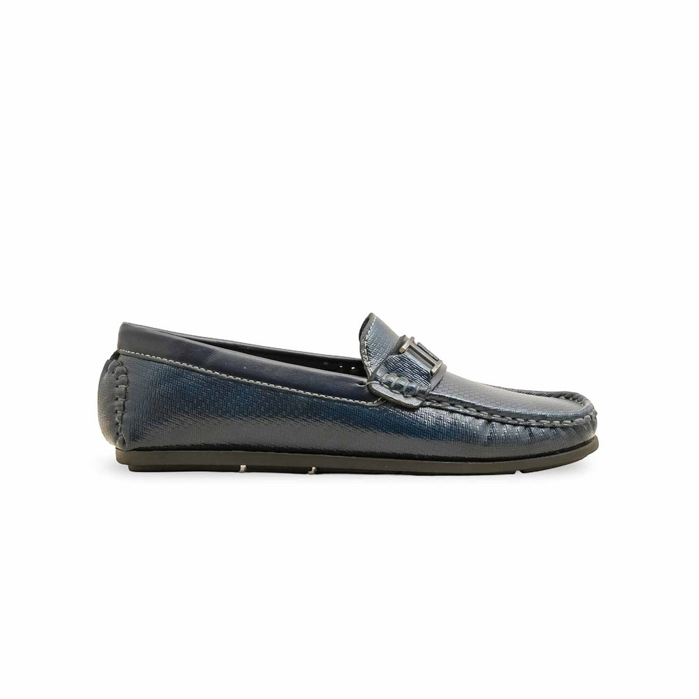 Boys Navy Formal Moccsin KD0999