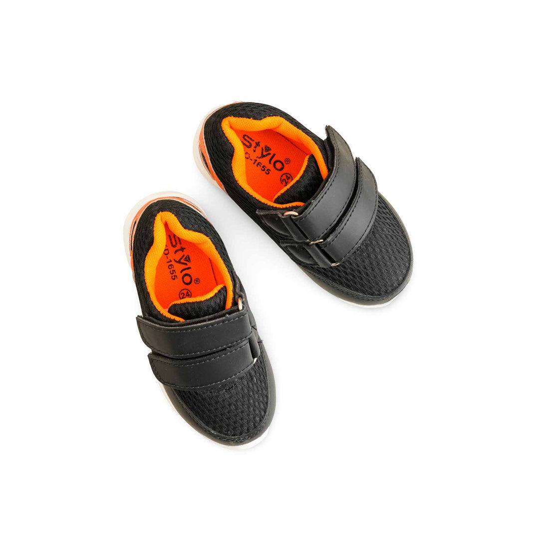 Boys Black Casual Jogger KD1655