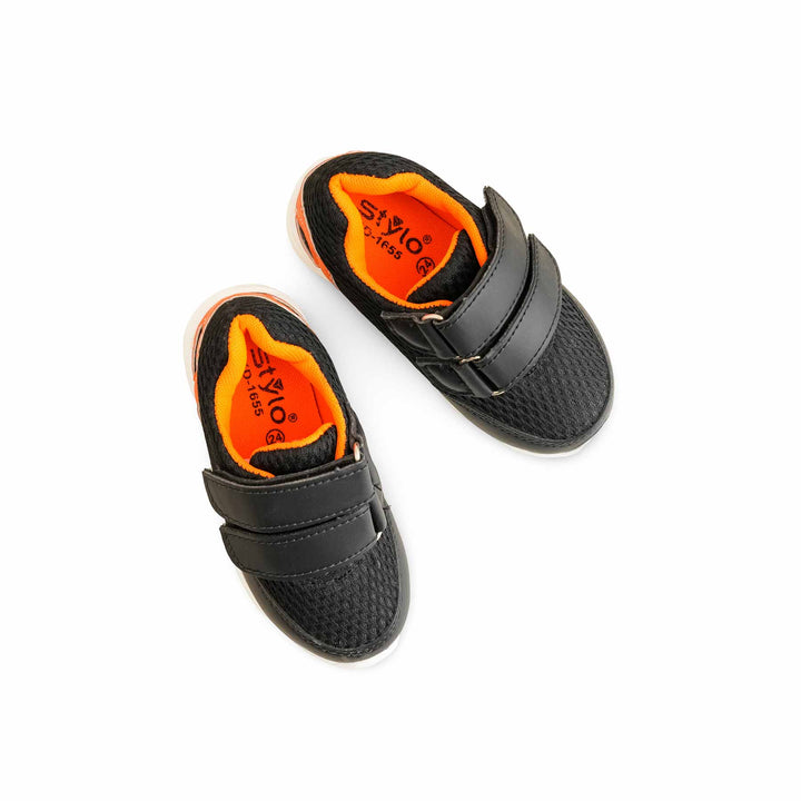 Boys Black Casual Jogger KD1655