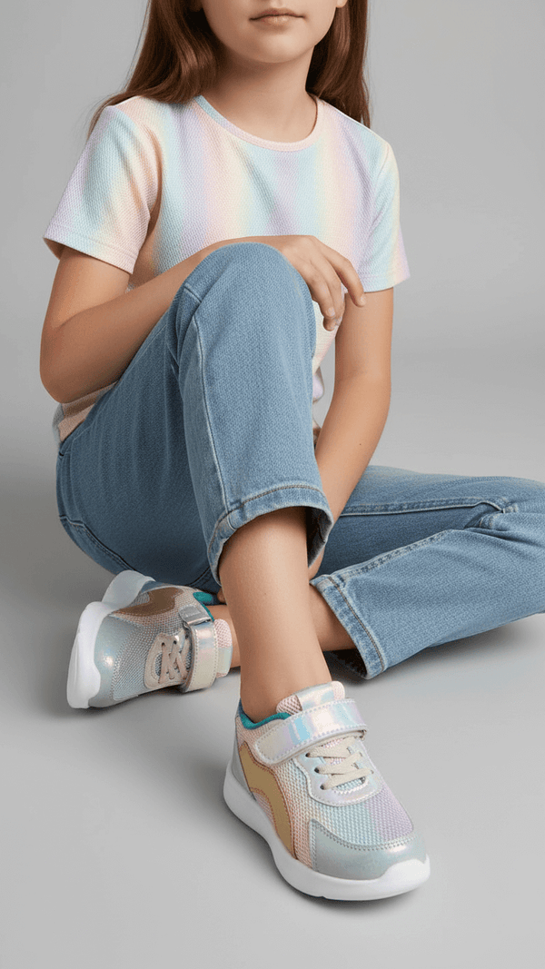 Girls Peach Casual Jogger KD1666