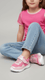Girls Pink Casual Jogger KD1674